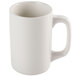 A white CAC China mug with a handle.