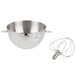 KitchenAid KN3CW Stainless Steel 3 Qt. Mixing Bowl and Whip for Stand Mixers Main Thumbnail 2