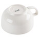 CAC REC-56 14 oz. Ivory (American White) Rolled Edge China Cappuccino Cup - 36/Case Main Thumbnail 2