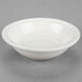 Choice 3.5 oz. Ivory (American White) Rolled Edge Stoneware Fruit Bowl / Monkey Dish - 36/Case Main Thumbnail 3