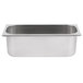 A Master-Bilt stainless steel gelato pan with a lid.