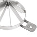 A metal circular Nemco 8 section blade assembly with a hole in the center.