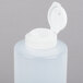 Tablecraft 2124C-1 24 oz. Clear Squeeze Bottle with 38 mm Flip Lid   - 2/Pack Main Thumbnail 5