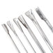 Town 48675 Stainless Steel 6 Piece Garnishing Kit with several silver metal garnishing tools.
