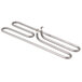 A stainless steel Avantco replacement heating element.