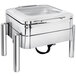 Eastern Tabletop 3974GS Jazz Swing 6 Qt. Stainless Steel Square Chafer ...