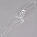 Visions 10" Clear Disposable Plastic Pie Server - 6/Pack Main Thumbnail 3