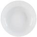 A CAC white porcelain bowl with a white rim.