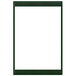 A green rectangular Menu Solutions menu board.