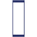 A rectangular blue Menu Solutions menu board with a white border.