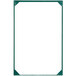 A green rectangular frame with white background.