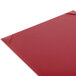 A red rectangular Menu Solutions Kearny menu board with corner corners.