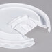 A Solo white plastic lid with a liftback and lock tab.