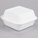EcoChoice Compostable Sugarcane / Bagasse 6" x 6" x 3" Take-Out Container - 500/Case Main Thumbnail 3