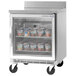 Beverage-Air WTF27AHC-25 27" Single Glass Door Worktop Freezer - 7.3 cu. ft. Main Thumbnail 1