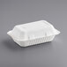 EcoChoice 9" x 6" x 3" Compostable Sugarcane / Bagasse 1 Compartment Take-Out Container - 50/Pack Main Thumbnail 3