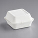EcoChoice Compostable Sugarcane / Bagasse 6" x 6" x 3" Take-Out Container - 125/Pack Main Thumbnail 3