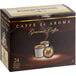 A box of Caffe de Aroma Decaf Breakfast Blend coffee pods.