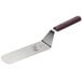 A Mercer Culinary Hell's Handle solid turner with a purple handle.