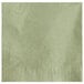 A green Choice Sage 2-Ply beverage napkin on a white surface.