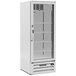 Beverage-Air MMF12-1-W-LED 24" White MarketMax Glass Door Merchandiser Freezer with Swing Door - 12 Cu. Ft. Main Thumbnail 1