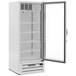 Beverage-Air MMF12-1-W-LED 24" White MarketMax Glass Door Merchandiser Freezer with Swing Door - 12 Cu. Ft. Main Thumbnail 2