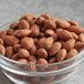 A glass bowl of Regal Roasted Unsalted Whole Almonds.