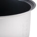 A close up of a stainless steel Proctor Silex replacement pot with a lid.
