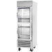Beverage-Air HBF23-1-HG 1 Section Glass Half Door Bottom-Mounted Reach-In Freezer with LED Lighting - 23 Cu. Ft. Main Thumbnail 1
