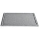 A Vollrath Miramar gray granite resin template with a handle.