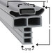 Randell INGSK1045 Equivalent Magnetic Drawer Gasket - 10 1/4" x 24 9/16" Main Thumbnail 2