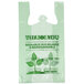 Green Herc 1/6 Size Biodegradable Plastic T-Shirt Bag   - 500/Case
