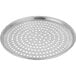 American Metalcraft SPHA2012 12" x 1/2" Super Perforated Heavy Weight Aluminum Tapered / Nesting Pizza Pan Main Thumbnail 2
