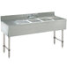 Advance Tabco CRB-83C Three Compartment Stainless Steel Bar Sink with Two 30" Drainboards - 96" x 21" Main Thumbnail 1