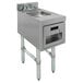 Advance Tabco SC-12-TS Stainless Steel Underbar Hand Sink with Soap / Towel Dispensers - 12" x 21" Main Thumbnail 1