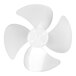 A white 5-inch four-blade fan blade for a Solwave appliance.