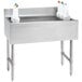 Advance Tabco CRI-12-42-7 Stainless Steel Underbar Ice Bin with 7-Circuit Cold Plate - 42" x 21" Main Thumbnail 1