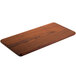 An American Metalcraft ash wood serving board with a brown finish.