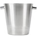 An American Metalcraft stainless steel double wall champagne bucket with handles.