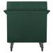 Cambro TDCR12192 Granite Green Tray and Dish Cart with Cutlery Rack and Protective Vinyl Cover Main Thumbnail 4