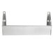 An Advance Tabco stainless steel speed rail shelf with holes.