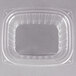 Dart C12DCPR ClearPac 12 oz. Clear Rectangular Plastic Container with Lid - 252/Case Main Thumbnail 4