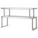 Advance Tabco TOS-4-18 Stainless Steel Double Overshelf - 18" x 62 3/8" Main Thumbnail 1
