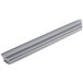 A long, thin, grey metal strip with a magnetic edge.