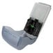 San Jamar SHF900TBL Rely Arctic Blue Hybrid Touchless Foam Soap Dispenser - 5 1/2" x 4" x 12" Main Thumbnail 6