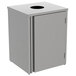 Lakeside 3310 Rectangular Stainless Steel Refuse Station with Top Access - 26 1/2" x 23 1/4" x 34 1/2" Main Thumbnail 1