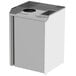 Lakeside 3320 Rectangular Stainless Steel Liquid / Cup Refuse Station with Top Access - 26 1/2" x 23 1/4" x 34 1/2" Main Thumbnail 1