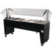 Advance Tabco B5-CPU-B Five Well Everyday Buffet Ice-Cooled Table with Open Base - Open Well Main Thumbnail 1