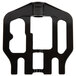 A black plastic Avantco paddle holder with holes.