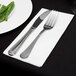 Touchstone by Choice White Linen-Feel 1/8 Fold Dinner Napkin - 300/Case Main Thumbnail 1